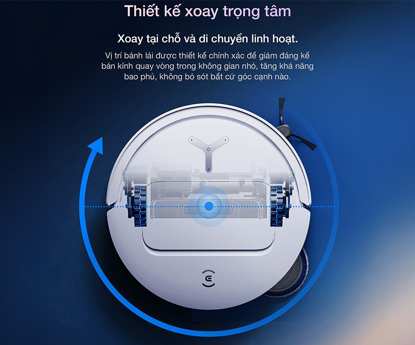 Robot hút bụi Ecovacs Deebot T50 Pro Omni