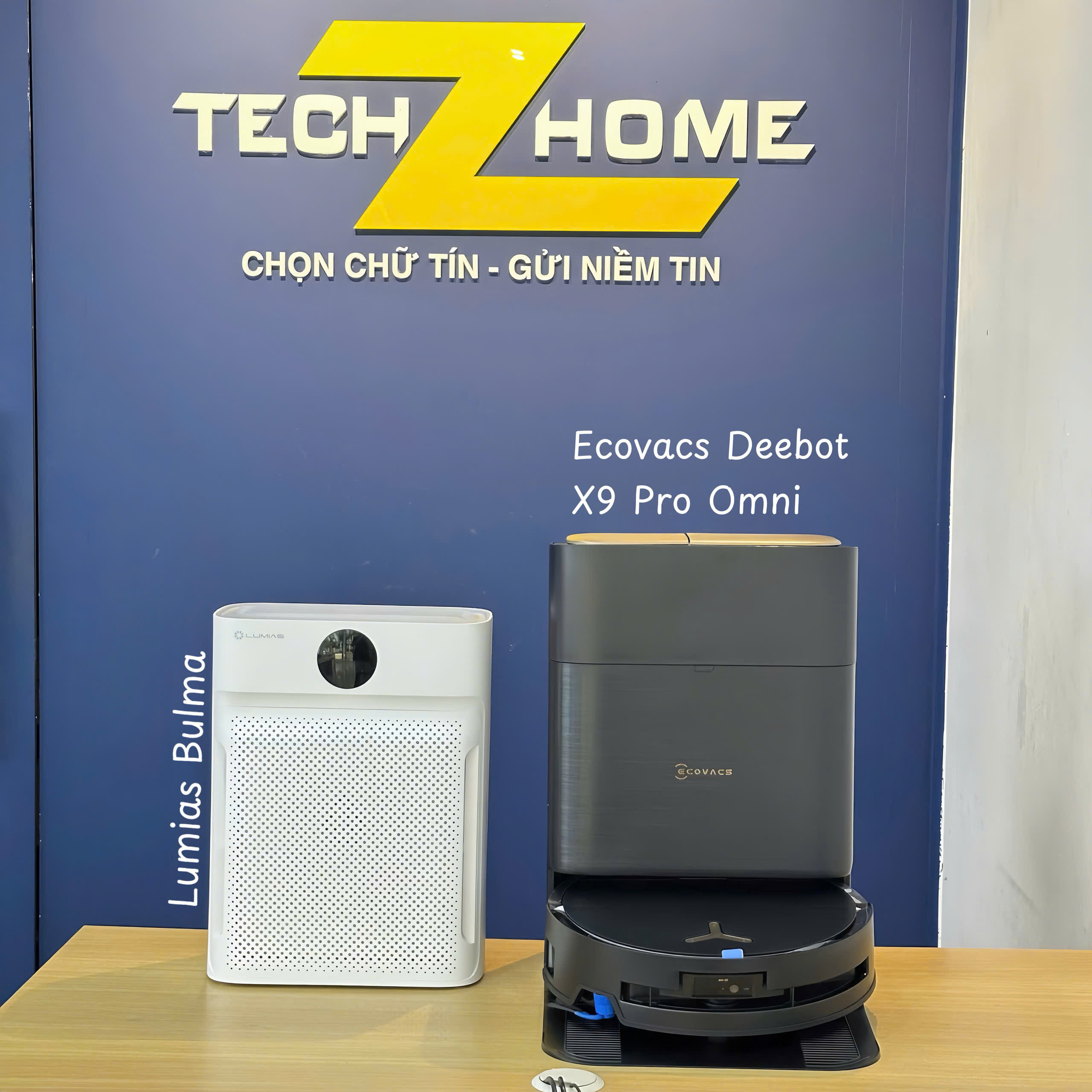 Tặng máy lọc không khí khi mua Ecovacs X9 Pro Omni tại nhà khách hàng