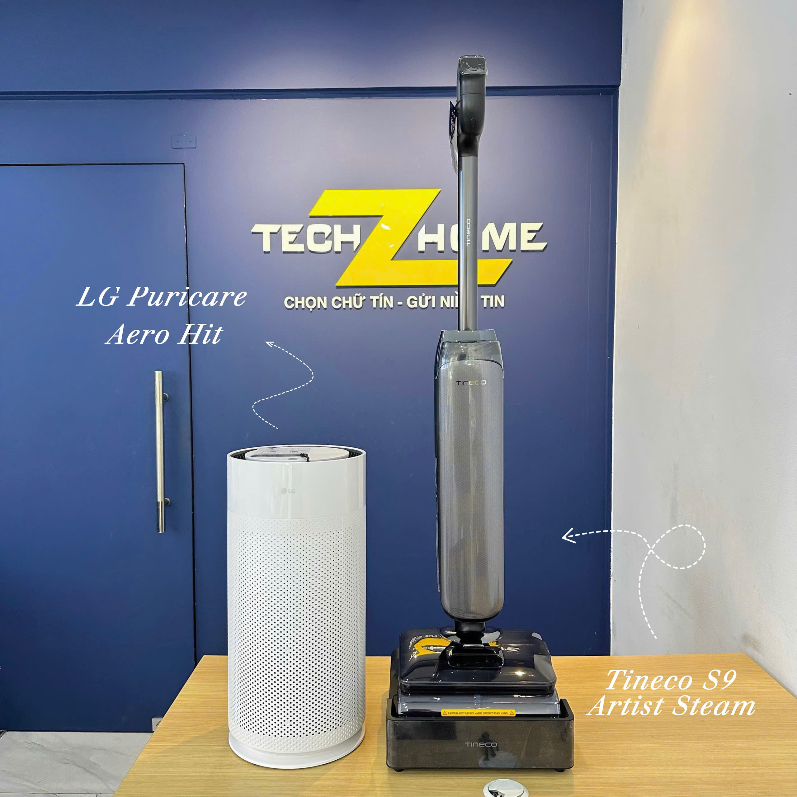 Tineco S9 Artist Series quà tặng máy lọc không khí LG Puricare Aero Hit