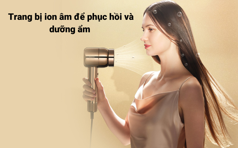 Công nghệ ion âm có trên Dreame Hair Magic