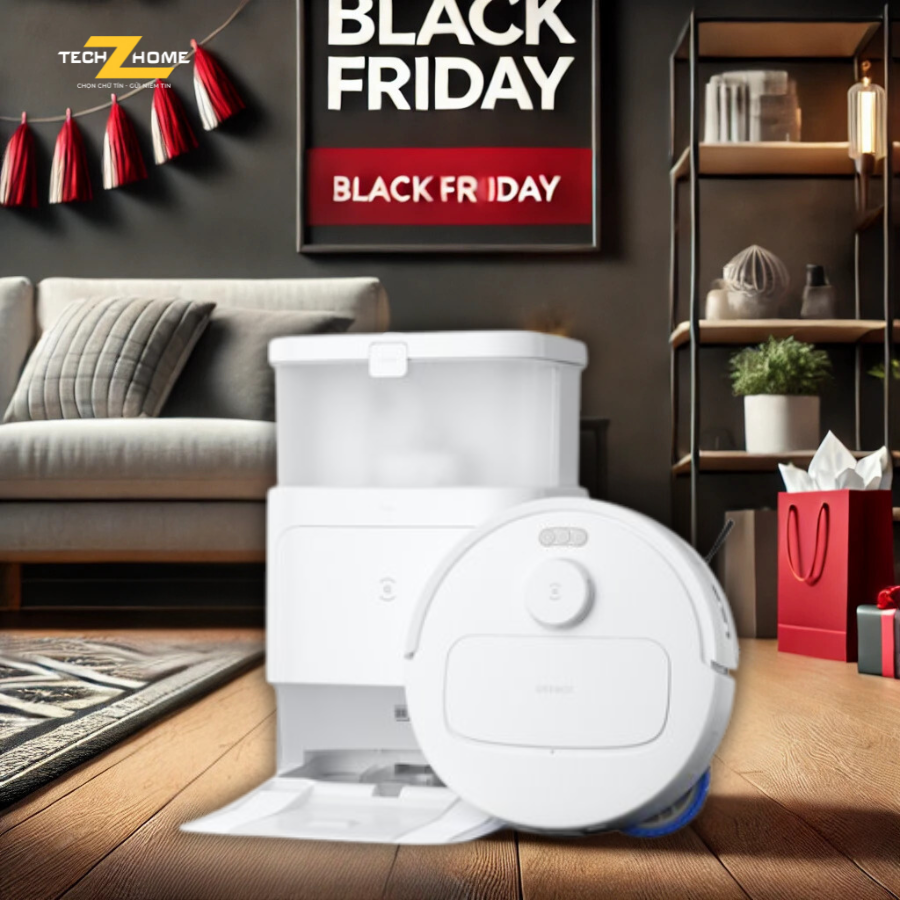 [BLACK FRIDAY] Ưu đãi cực lớn dành cho robot hút bụi lau sàn 