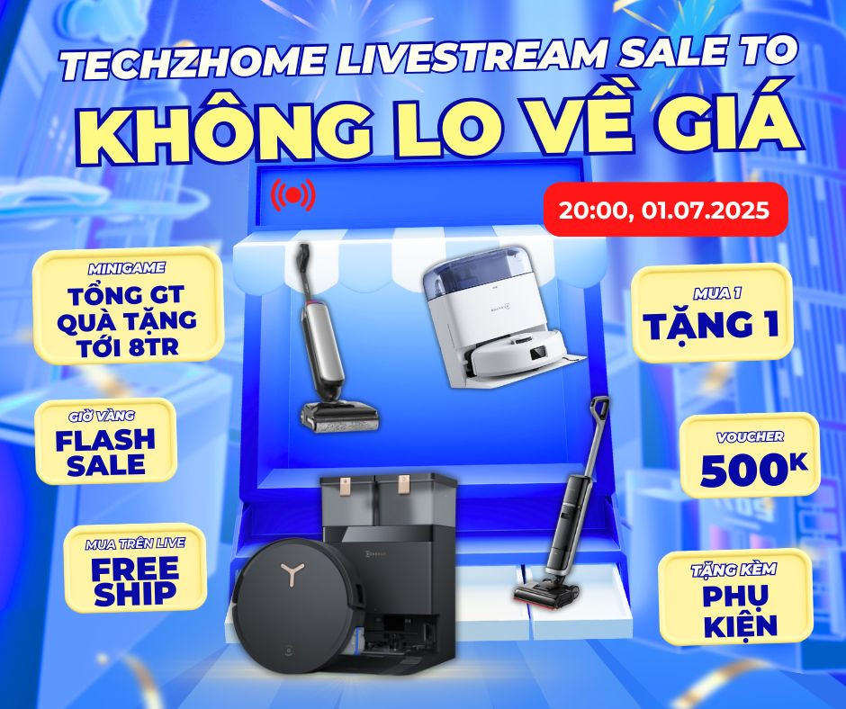 [Livestream] Techzhome sale to, không lo về giá 