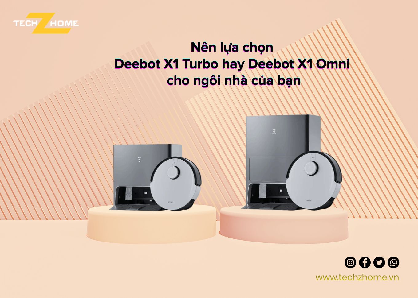 Nên lựa chọn Deebot X1 Turbo hay Deebot X1 Omni cho ngôi nhà của bạn