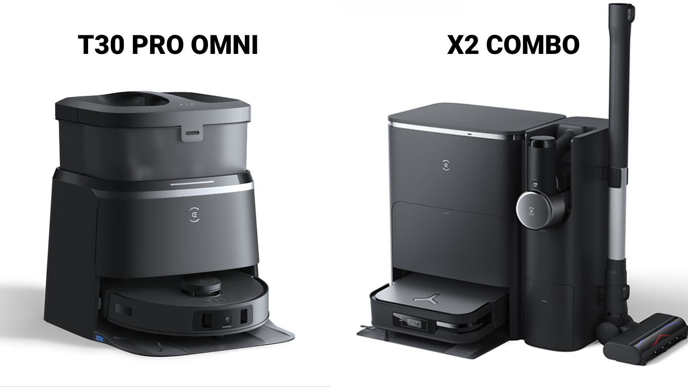 Đánh giá hai model hút bụi mới ra mắt: T30 Pro Omni và X2 Combo