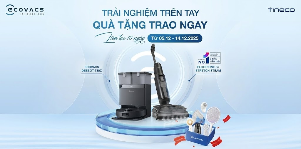 Trải nghiệm robot/máy lau sàn tại Techzhome nhận ngay quà tặng Lumias 0Đ