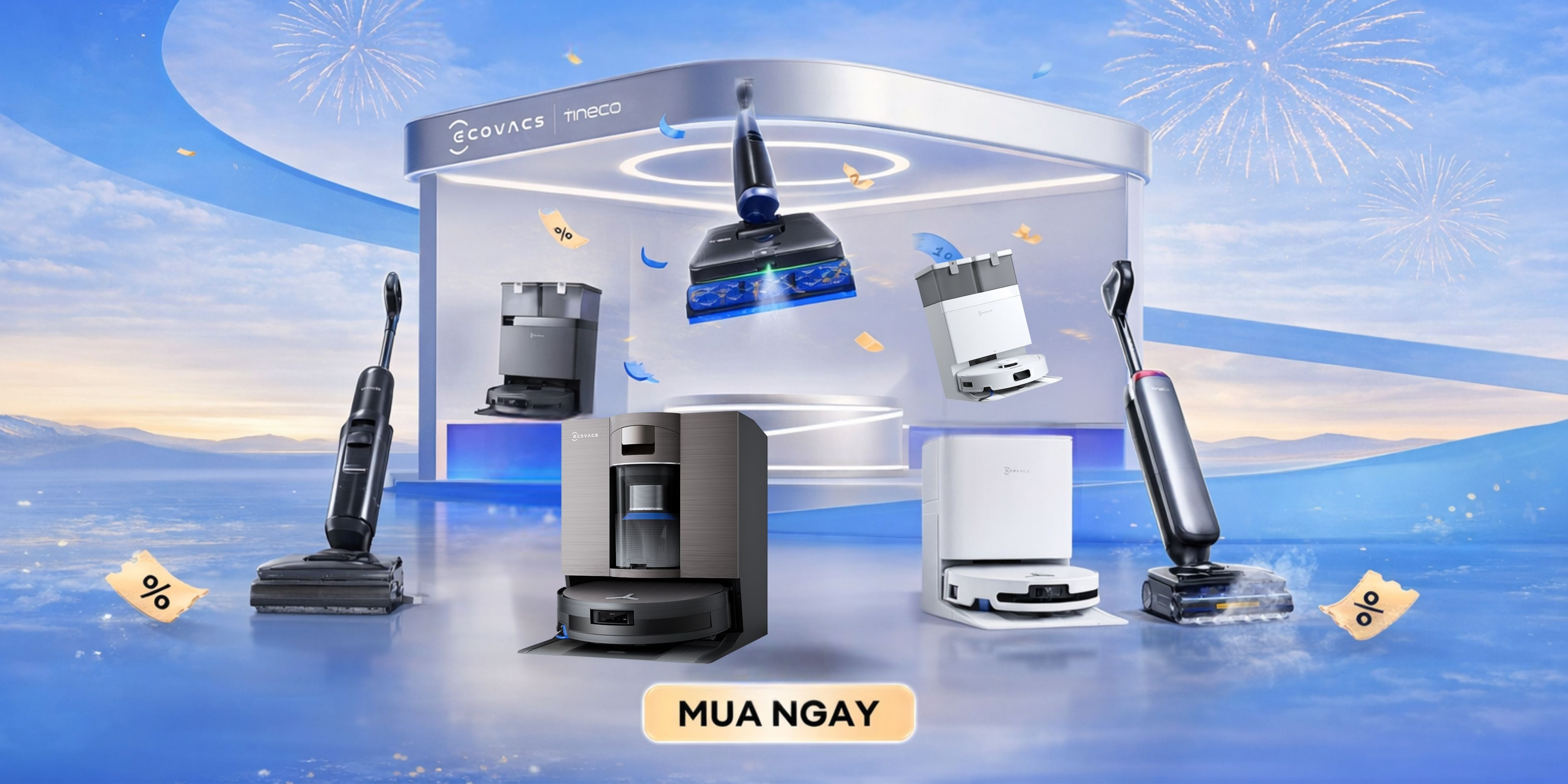 Xu hướng người tiêu dùng chọn mua robot, máy lau nhà dịp cận Tết 2026