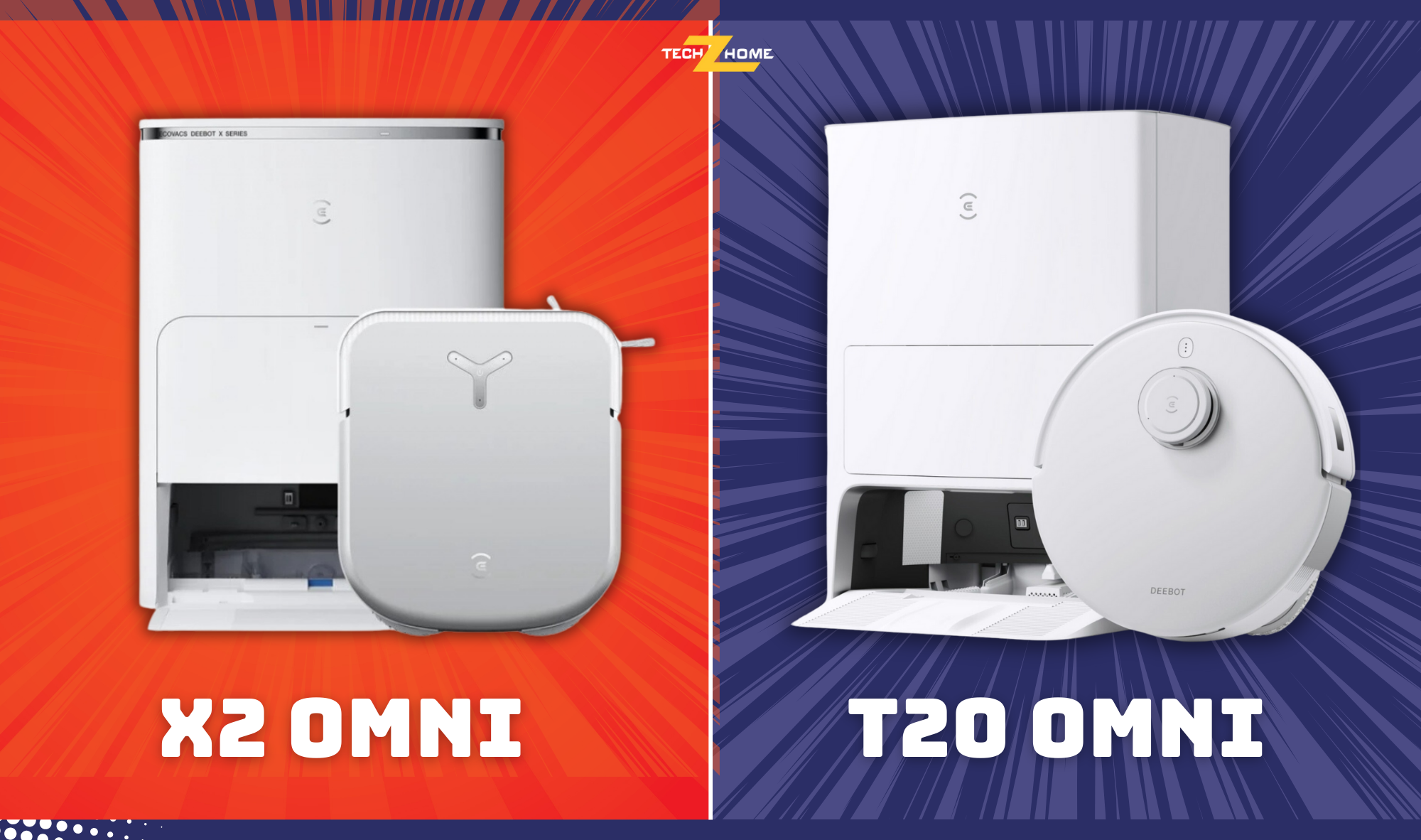 Thiết kế trắng hút mắt của X2 và T20 Omni