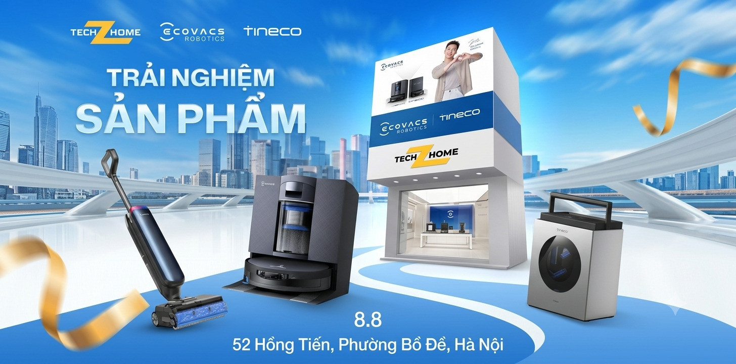 Khai trương Techzhome Long Biên - Checkin là có quà 