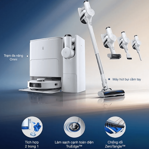 Robot hút bụi lau nhà Deebot T30S combo